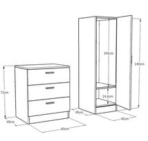 komoda 100 - Kalune Design Kelių paskirties kabinetas CC6-AA - 6 nuotrauka