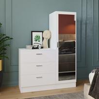 komoda 100 - Kalune Design Kelių paskirties kabinetas CC6-W - 3 nuotrauka