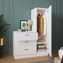 komoda 100 - Kalune Design Kelių paskirties kabinetas CC6-W - 4 nuotrauka
