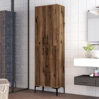komoda riesutas - Kalune Design Daugiafunkcinė kabinetas Berlin A - Walnut - 2 nuotrauka