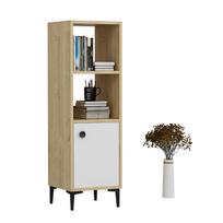 kalune design komoda - Kalune Design Daugiafunkcinė kabinetas Alone - Sapphire Oak, Baltas - 4 nuotrauka