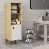 kalune design komoda - Kalune Design Daugiafunkcinė kabinetas Alone - Sapphire Oak, Baltas - 6 nuotrauka