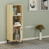 kalune design komoda - Kalune Design Daugiafunkcinė kabinetas Alone - Sapphire Oak, Baltas - 11 nuotrauka