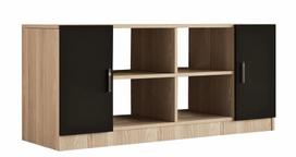 Kalune Design Daugiafunkcinė kabinetas Vario F - Oak, Juodas