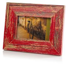 nuotrauku remeliai 15 15 - Photo frame Bad Disain 10x15 5cm, red - 1 nuotrauka