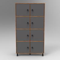 komoda riesutas - Kalune Design Daugiafunkcinė kabinetas MN06 - BA - 3 nuotrauka