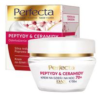 veido odos stangrinimui - Perfecta Peptides & Ceramides 70+ veido kremas brandžiai odai - 50 ml. - 1 nuotrauka