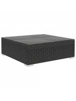lauko baldu 9 vietu - Lauko baldų komplektas VLX Garden Lounge Set 46755, juodas, 9 vietų - 7 nuotrauka