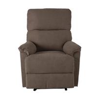 fotelis smelio spalvos - Fotelis Home4you Gustav Beige, 84x92x104 cm - 3 nuotrauka