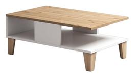 zurnalinis staliukas azuol - Kavos staliukas Kalune Design Sumer O2040, rudas/baltas - 1 nuotrauka