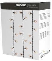 DecoKing LED Light Curtains White 7.5m