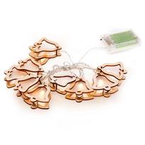kalediniai varpeliai - DecoKing Crala Wooden Bell LED Lights 10pcs - 4 nuotrauka