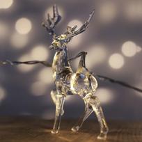 DecoKing LED Lights Reindeers Warm White 1.65m