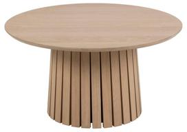 Kavos staliukas Actona Christo Round, ąžuolo, 800 mm x 800 mm x 420 mm