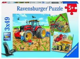 Ravensburger Puzzle Large Machines 3x49pcs 080120