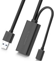 usb kabelis 10m - Ugreen 20827 US175 Black - 3 nuotrauka