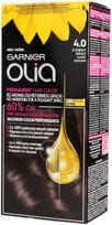 Garnier Olia ilgalaikiai plaukų dažai be amoniako - 4.0 Dark Brown
