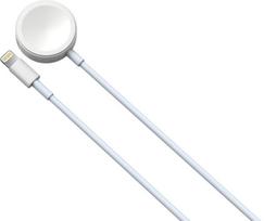 pakrovejas lightning - Devia Smart 2in1 USB To Apple Lightning With Inductive Charger For Apple Watch White - 2 nuotrauka