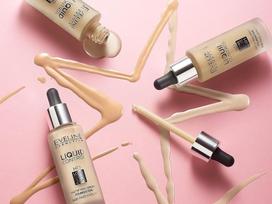 gelio pudra - Eveline Liquid Control HD Mattifying Drops Foundation makiažo pagrindas 32 ml. - 010 Light Beige - 4 nuotrauka
