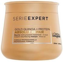 L'Oreal Absolut Repair Gold Mask Auksinė plaukų paviršių atkurianti kaukė, 250ml