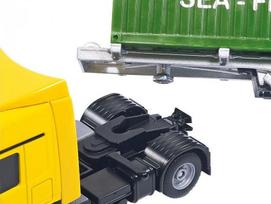 super pigu - Siku Truck With Container 3921 - 3 nuotrauka