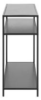 stalvirsis plien - Konsolinis staliukas Actona Seaford, juodas, 1000 mm x 350 mm x 790 mm - 3 nuotrauka
