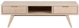 azuolo faneruote - TV staliukas Actona A-Line, ąžuolo, 1500 mm x 400 mm x 450 mm - 2 nuotrauka