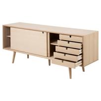 komoda medzio balta - Komoda Actona Century, medžio, 180 x 45 x 71 cm - 4 nuotrauka