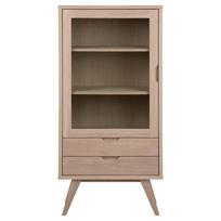Vitrina Actona A-Line, ruda, 72 cm x 36 cm x 145 cm