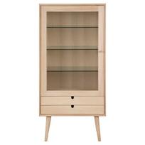 komoda medzio balta - Vitrina Actona Century, medžio, 72 cm x 36 cm x 143.2 cm - 2 nuotrauka