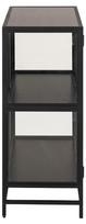 juoda vitrina - Vitrina Actona Seaford 21845, juoda, 77 cm x 35 cm x 86.4 cm - 4 nuotrauka