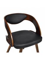 kedes 6 valgomojo - Valgomojo kėdė VLX Dining Chairs, ruda/juoda, 6 vnt. - 6 nuotrauka