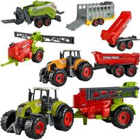 traktoriuko priekaba - Komplektas Iso Trade Farm Set XL6136, įvairių spalvų - 1 nuotrauka