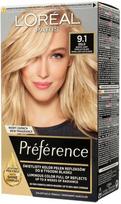 Loreal Préférence ilgalaikiai plaukų dažai - 9.1 Viking Light Ash Blonde