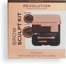 makeup lt - Makeup Revolution London Brow Sculpt Kit 2,2g Antakiams - 7 nuotrauka