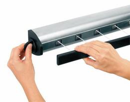 istraukiama dziovykle skalbiniu -  Brabantia, 22 m, Stainless Steel - 4 nuotrauka