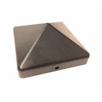 Medinio stulpo dangtelis 7x7 cm