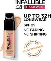 loreal pudra - Loreal Infaillible 24H makiažo pagrindas - 100 Linen - 5 nuotrauka