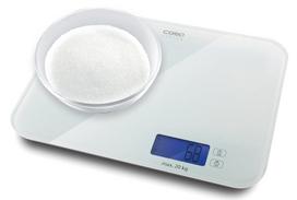 svarstykles 20 - Elektroninės virtuvinės svarstyklės Caso LX 20, baltos - 2 nuotrauka