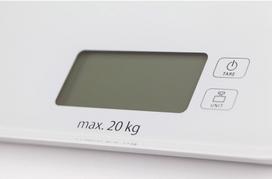 svarstykles 20 - Elektroninės virtuvinės svarstyklės Caso LX 20, baltos - 3 nuotrauka