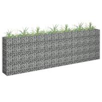 Gabiono vazonas, 270x30x90cm, galvanizuotas plienas, aukštas