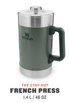 zalia kava - Stanley Classic Hot French Press, 1.4 l, žalia - 5 nuotrauka