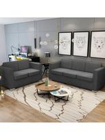 Sofa VLX 2 Piece Set 274214, tamsiai pilka, 73 x 137 x 78 cm