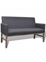 Sofa VLX Fabric 241664, pilka, 140 x 129 x 85 cm