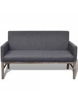 minkstasuolis - Sofa VLX Fabric 241664, pilka, 140 x 129 x 85 cm - 4 nuotrauka