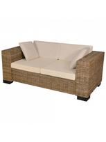 Sofa VLX Seven Piece 2-Seater 243245, ruda, 80 x 162 x 61 cm