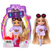 Barbie Extra mini lėlė languotu švarkeliu