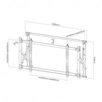 televizoriaus stovas 55 - NewStar LED-VW1750 Wall Mount 55" - 5 nuotrauka