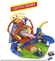 hot wheels trasa - Hot Wheels Monster Trucks T-Rex Volcano Arena - 2 nuotrauka
