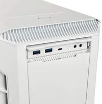 phanteks eclipse -  Phanteks Eclipse P600S Silent Matte  (balta) - 7 nuotrauka